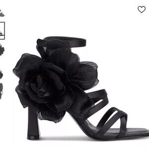 Karl Lagerfeld Paris Women's Caela Evening Sandal Pump Size 8.5 Black